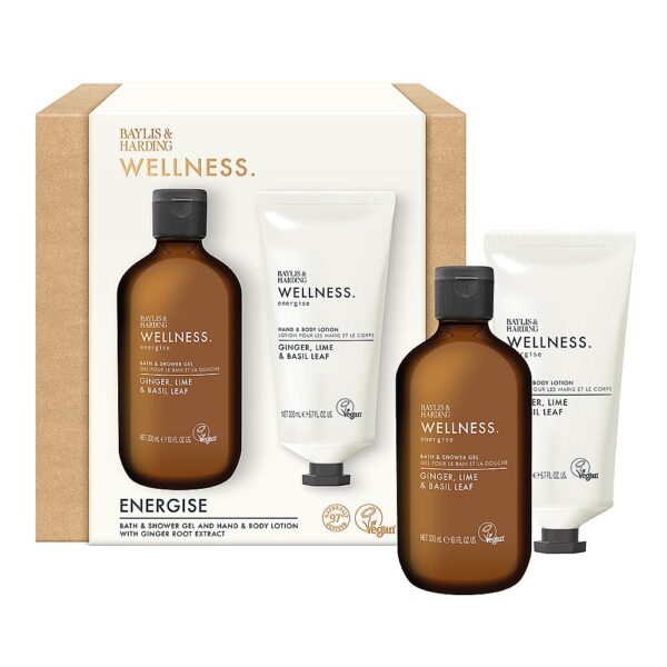 Baylis & Harding Wellness Energise – Ginger, Lime & Basil Leaf Bath Soak - Image 4