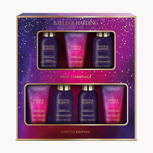 Baylis & Harding – Midnight Fig & Pomegranate Limited Edition 7-Piece Gift Set