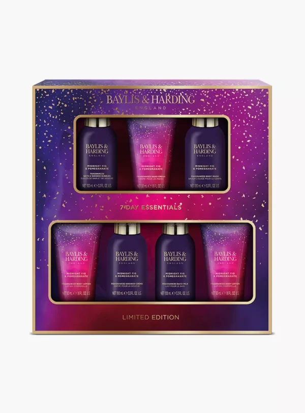 Baylis & Harding – Midnight Fig & Pomegranate Limited Edition 7-Piece Gift Set