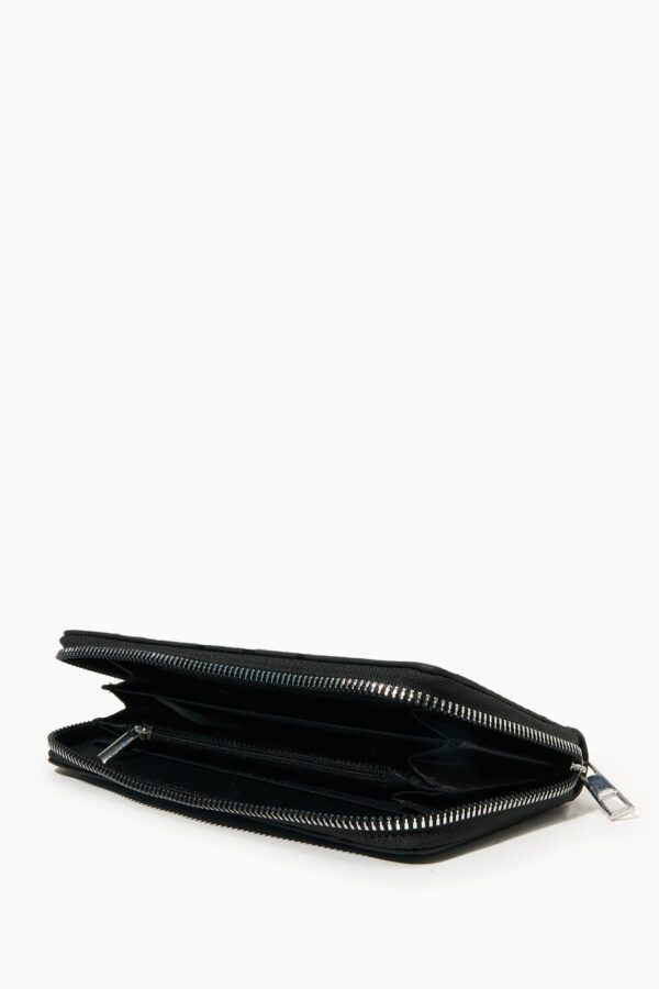 Midnight Dot Black Zip-Around Wallet - Image 2